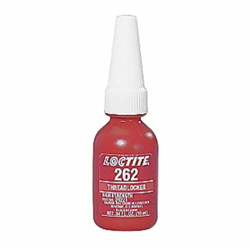 Loctite® 231926 262™ High Strength Medium Viscosity Permanent Threadlocker, 10 mL Bottle, Liquid Form, Red